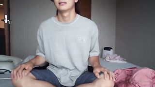A super cute bitch gives a guy a Femdom Facesitting handjob while shaking her ass Doggy
