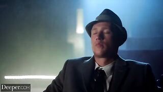 A man watches as his wife gets fucked by another man in a deep, sensual encounter