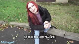 Public agent offered a redhead British woman a large sum of money for sex in the basement