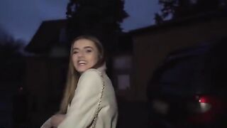 Public Agent: Small tits French babe Alba Lala gets fucked on the street for cash