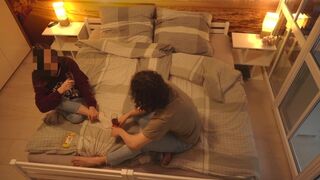 A hot amateur couple got down and dirty in a steamy session