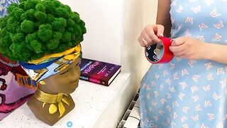 Tape her mouth, don't offend the stepmother. Stepson fucks her
