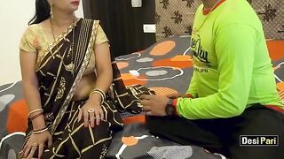 Desi Pari saves her daughter's marriage with a spicy stepmom encounter