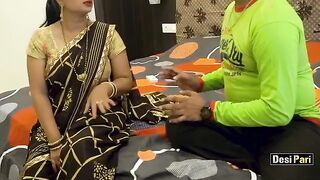 Desi Pari saves her daughter's marriage with a spicy stepmom encounter