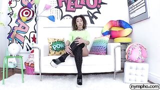 Petite Kira Perez gets her pussy full of sticky cum in a hot scene
