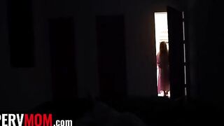 The lucky guy fucked his stepmom Jessica Starling by the pool in a steamy scene