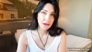 Hot MILF gives a blowjob to her step daughter's boyfriend in a steamy scene