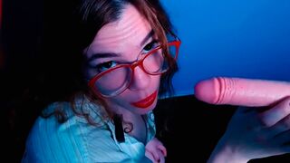 The professor teaches her students to fuck in an ASMR roleplay