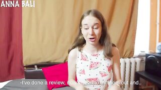 A tall and cute girl offered her stepbrother to play with toys, but something went wrong