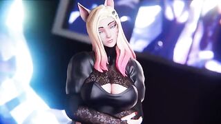 OUT Meet N Greet Part 2 Ahri Evelynn - animated xxx scene with scissors action