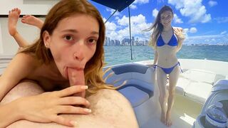 I took my GF Jessica Marie on a romantic boat ride and we got intimate twice more
