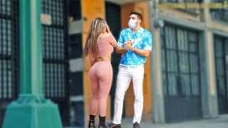Rich American stranger fucked Latina with a big ass in POV style