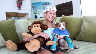 The hottest PAWG Zoey Monroe is getting fucked in the ass