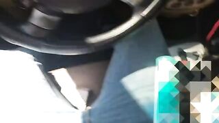 My nosy neighbor catches me jerking off in my car and threatens to tell the homeowners association