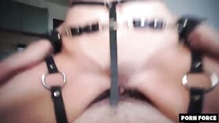 Petite teen gets fucked hard and used as a sex toy in extreme BDSM
