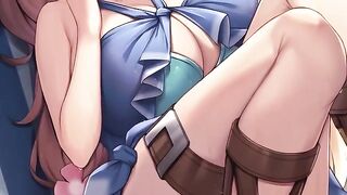 Raphtalia helps out with that pesky morning wood in this JOI hentai