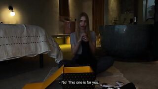 Unboxing with Californiababe, a sexy girl who loves to get wild