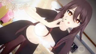Hu Tao's casual outfit is perfect for a hot fuck in this hentai parody