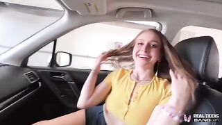 Hairy pussy of extra-hot teen Laney Grey gets drilled deep by a dick