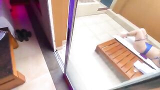 Redhead Deepthroat has sex in bikini with employee - 4K