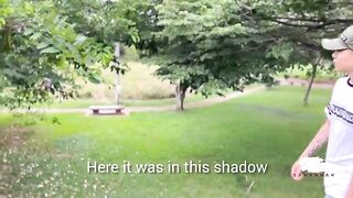 Outdoor sex with a ranger explodes his cum on her huge tits - Savannah Watson