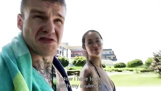 A wild threesome adventure in Croatia with a newly met guy, OMG!