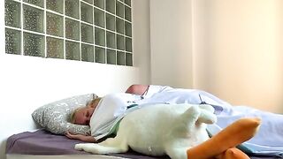 Stepbro calmed down a nightmare for his stepsister