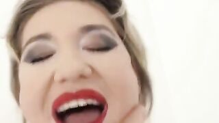 Blonde Nympho Nikky Dikky gets her ass gapped hard on Her Limit