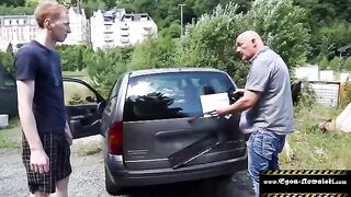 Outdoor sex with a horny German guy and his huge cock - Egon Kowalski