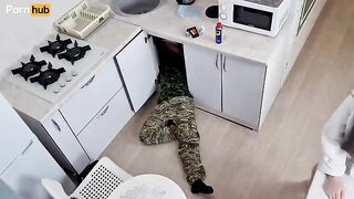 Daddy forgot to pay the locksmith, so he fucked her
