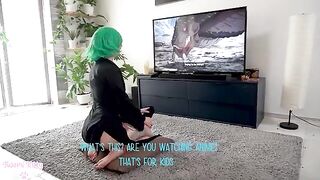 Tatsumaki cosplay gets destroyed by Saitama’s cock