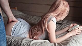 Cute girl agreed to have sex for a few minutes with an exclusive guy
