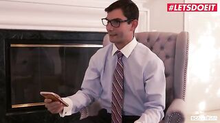 Gina Valentina seduced a lawyer to fuck with her and her friends