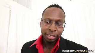 Payton Preslee's wedding turns into a rough interracial threesome with a huge cock