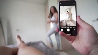 The photographer paid for the meeting with a stunning young woman