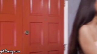 Eliza Ibarra and her stepmom get caught in a compromising situation