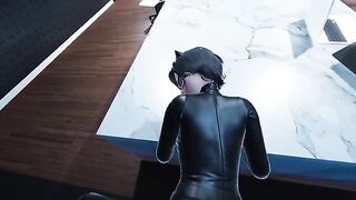 Catwoman Pov in the office - a tempting offer