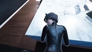 Catwoman Pov in the office - a tempting offer