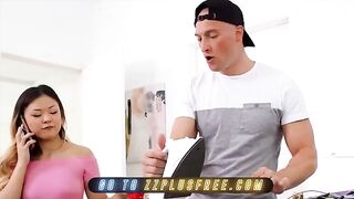 Lulu Chu catches Zac Wild spying on her, then forces him to engage in intimate acts
