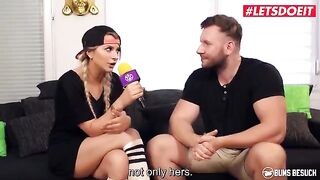 Ebony German pornstar Josy Black fucked by an amateur guy in a steamy LetsDoeIt scene