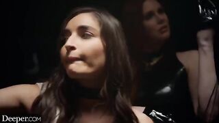 Submissive Emily gets punished and dominated by her Mistress Maitland in a hardcore scene