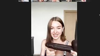 An unforgettable lesbian orgy with all the girls in a zoom meeting, oh my!