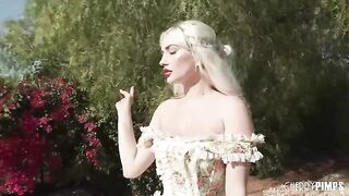 Skye Blue, with her stunning big natural tits, delivers an intense performance