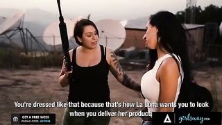 The Femdom Cartel Boss Luna Star teaches her whores to behave in a steamy scene