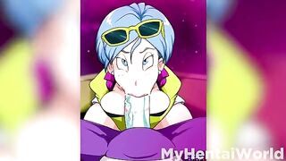 Hentai animation compilation with Bulma from Dragon Ball Super, completely uncensored