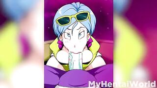 Hentai animation compilation with Bulma from Dragon Ball Super, completely uncensored