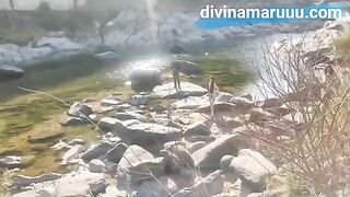 A couple having sex in public in the countryside of Cordoba, Argentina