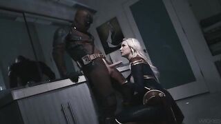 Deadpool fucked Captain Marvel hard in this wicked scene