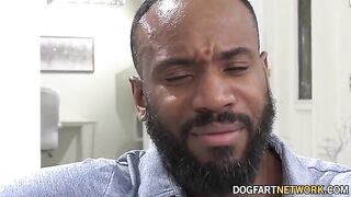 The hot babysitter Avery Black took care of a huge black dick