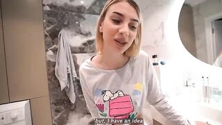 My step sister is a slut, but she knows how to teach well